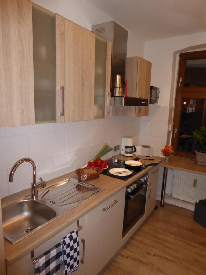 Weiss-Ferienwohnung クヴェードリンブルク エクステリア 写真